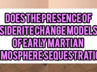 Does The Presence Of Siderite Change Models Of Early Martian Atmosphere Sequestration
